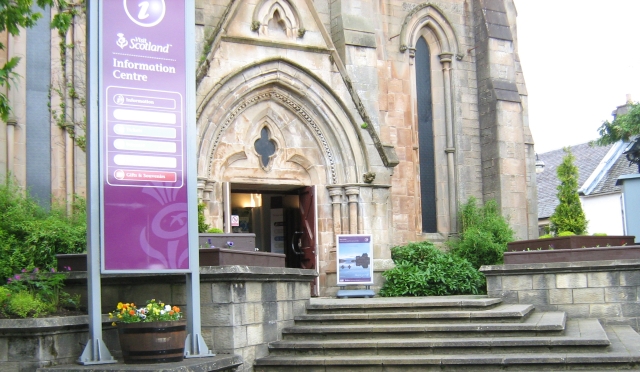 tourist information at callander in what was a church